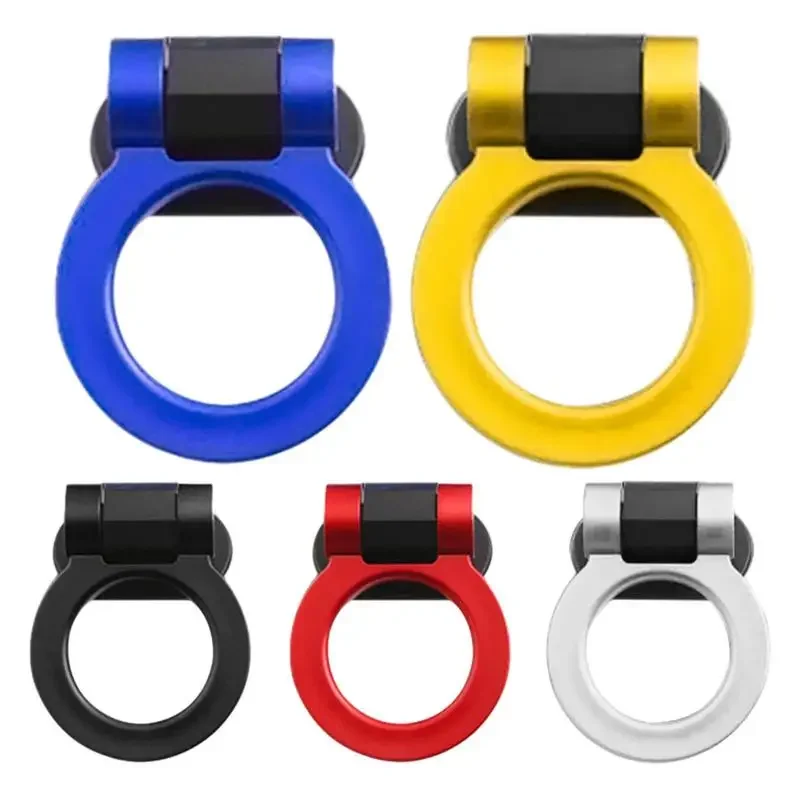 خطاف مقطورة دائري عام للسيارات ، خطافات سحب أمامية وخلفية ، سهلة التركيب ، أجزاء ممتص الصدمات ، 1 101