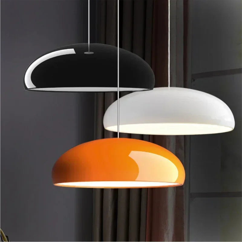Bauhaus Restaurant Chandelier Retro Round Room Decoration Chandelier Nordic Designer Living Room Bedroom Bar Art Light