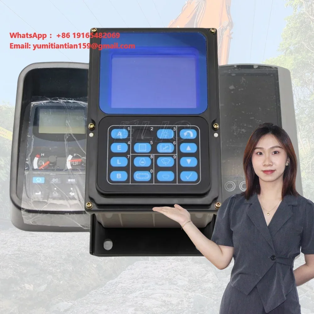 Excavator Electric Parts Lcd Display Control Instrument Panel Screen Monitora Monitor for Hyundai Sany Hitachi Doosan Volvo