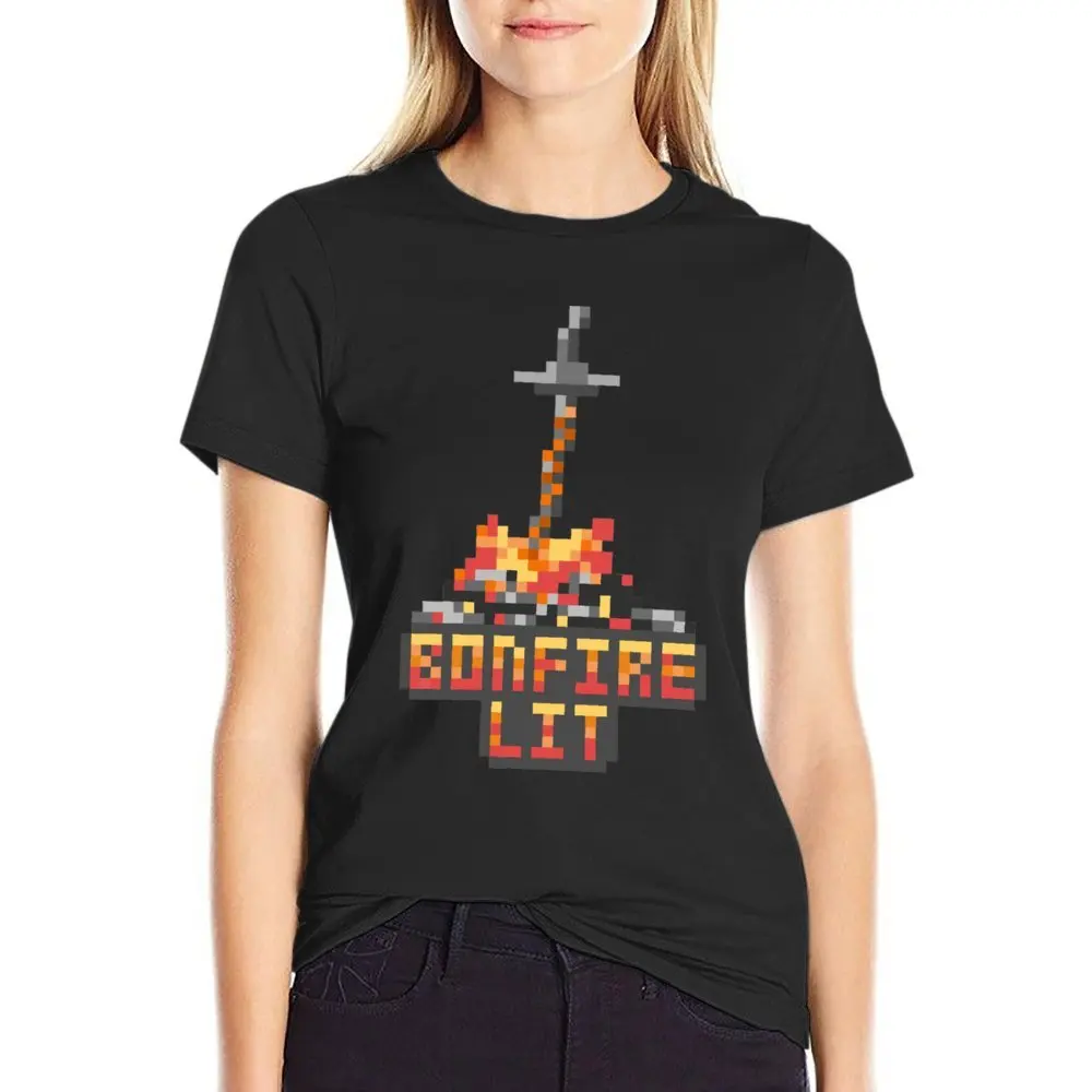 Bonfire Lit Tees Funny T-shirt Fresh  Sport  Graphic Home