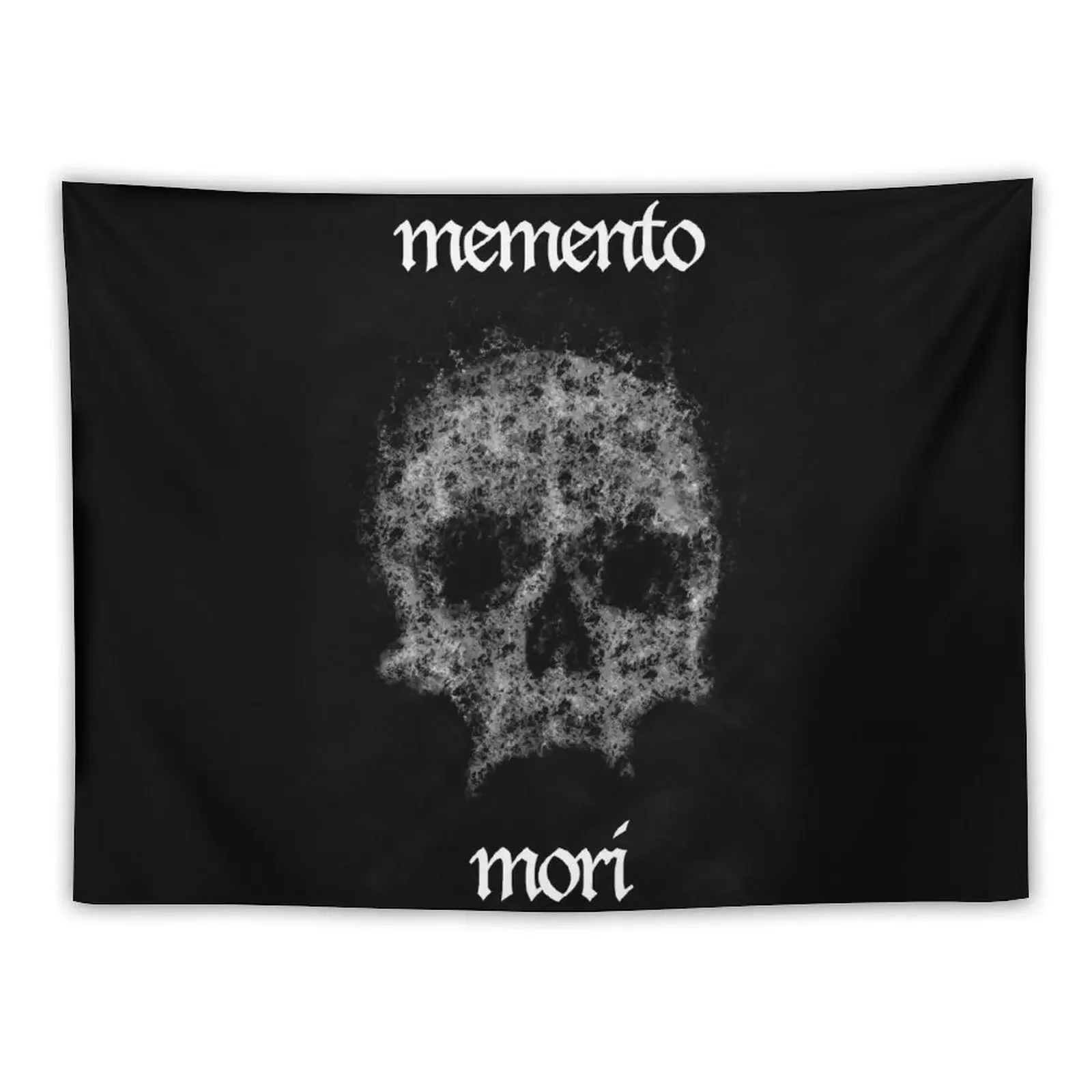 Memento mori skull by Brian Vegas Tapestry Wall Hanging Decor Bathroom Decor Hanging Wall Tapestry