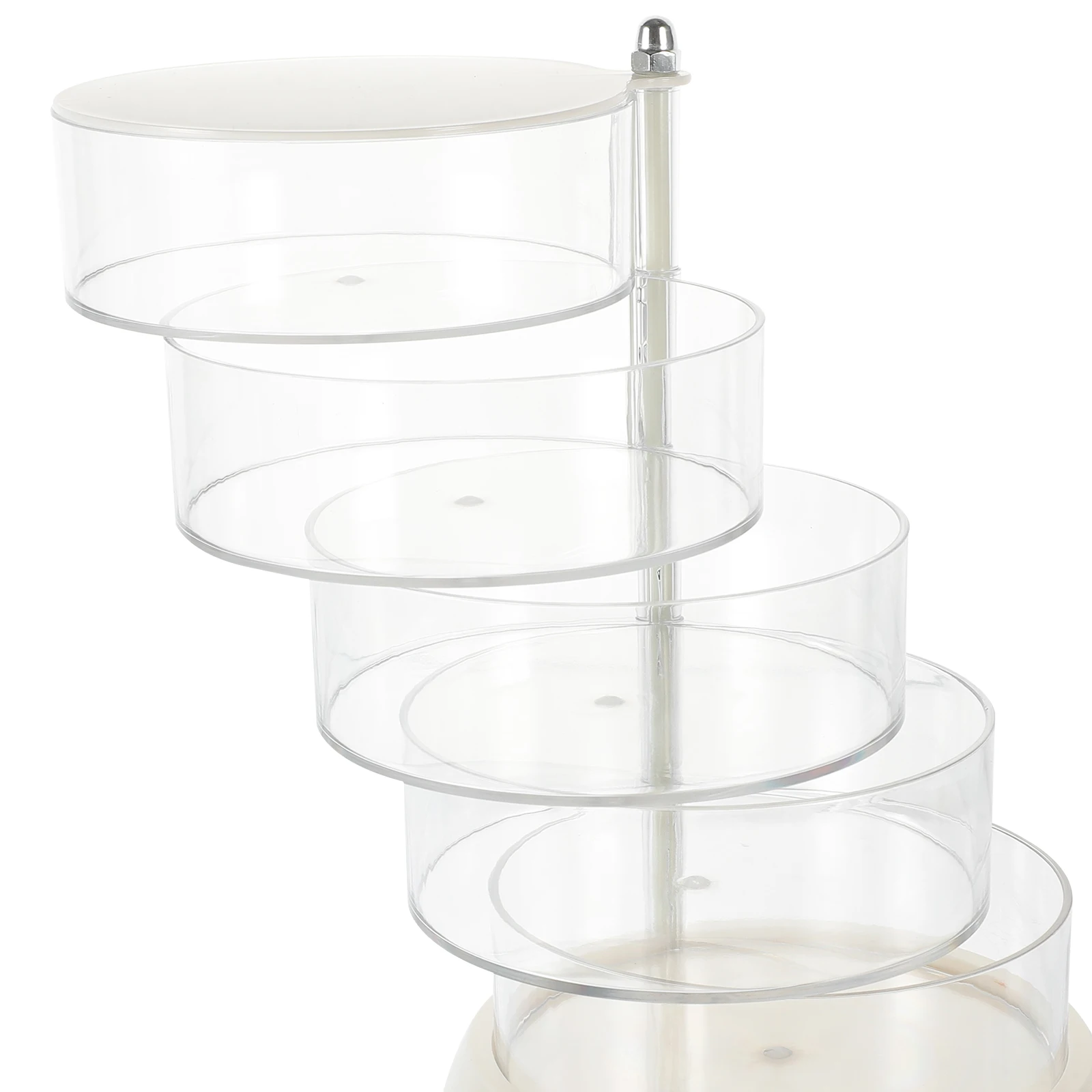 

Multi-Layer Rotating Jewelry Organizer Large Capacity Storage Box for Earrings Rings Pendants Desktop Display Jewelry Organizer