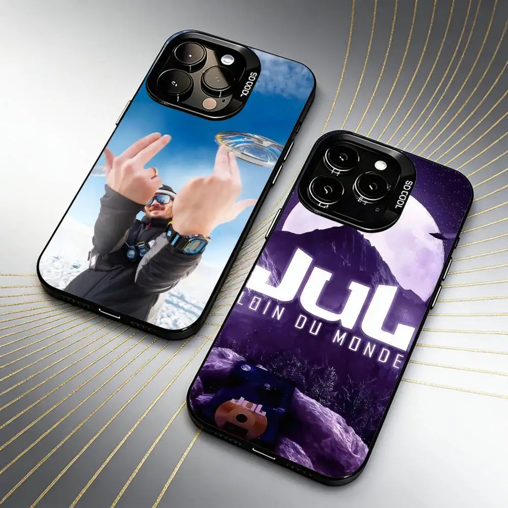 

La Machine J-JUL-S Rapper 13Flow Phone Case For iPhone 16 17 15 14 12 13 Pro Max Black Candy Matte Shockproof Cover