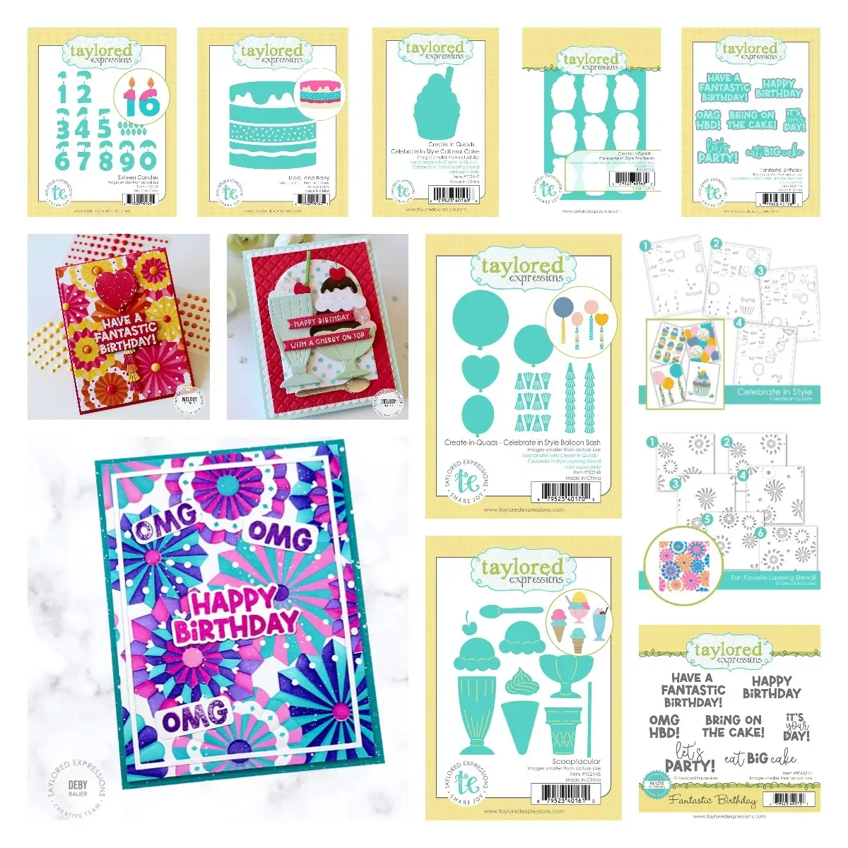 

Making Birthday Greeting Card Cuts Dies Stamps Ice Cream Cake Arabic Number Mold DIY Scrapbooking Home Album Cards Decor Stencil