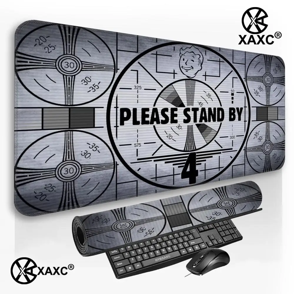 

Large Gaming Mouse Pad Non-Slip XXL Playmat Laptop Tablet Mat Mini PC Mousepads 'Please Wait' Theme Rug