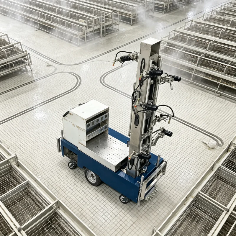 Direct Sale Smart Navigation Cage Cleaning Robot For A Type H Type Poultry Cages Trusted Factory Manufacturer Support Wholesale