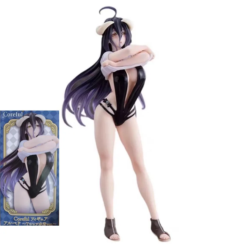 TAITO Original OVERLORD Anime Figure Albedo Action Figure Toys For Boys Girls Kids Gift Collectible Model Ornaments