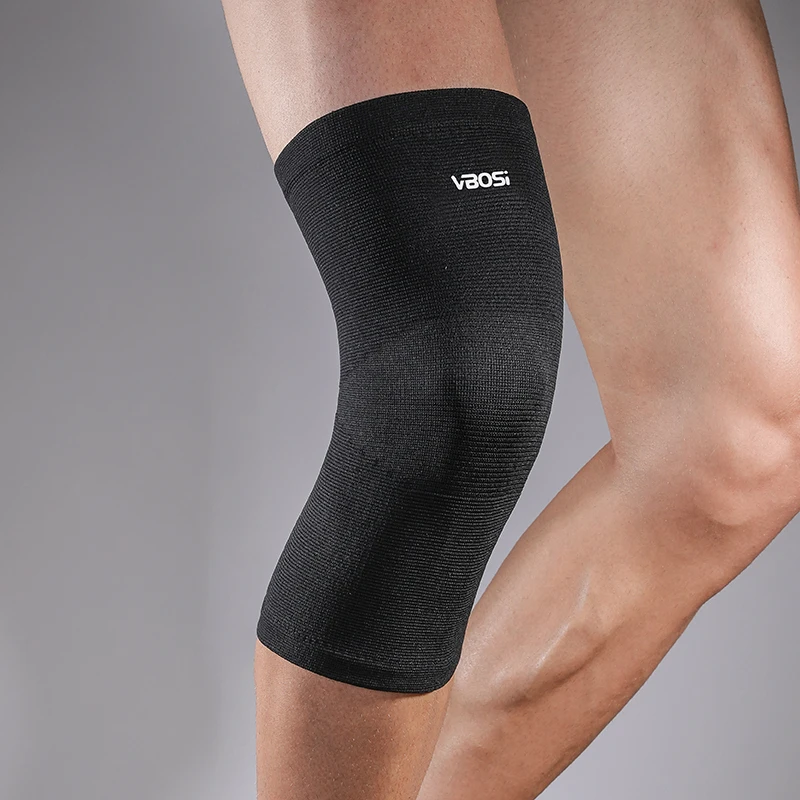 VBOSi 1 Stück Damen Herren Leichte Kompressions-Kniebandage für Basketball Radfahren Laufen