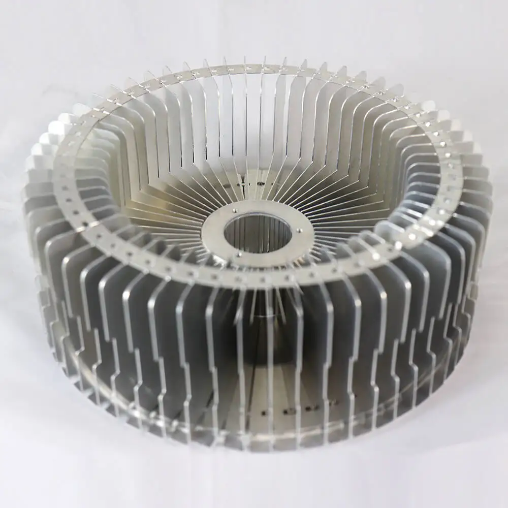 Dongguan High Power Custom Project Lamp Heat Sink LED Street Light Housing Aluminum Die Casting Round Heat Sink