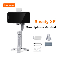 Hohem iSteady XE Smartphone Handheld Gimbal Stabilizer 3-Axis Selfie Stick with Tripod Fill Light for Smart Phone Video Photo