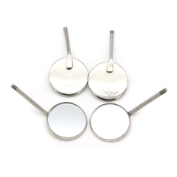 5/10Pcs Dental Stainless Steel Dental Mouth Mirror Anti Fog Front Surface Dentistry Mirrors High Quality Dentist Equipment