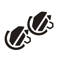 2 Sets Mouse Feet Stickers G502 Wireless Gaming Skates Replacement Glide Cordless Smoother Sliding Wrist Fatigue Reduction High