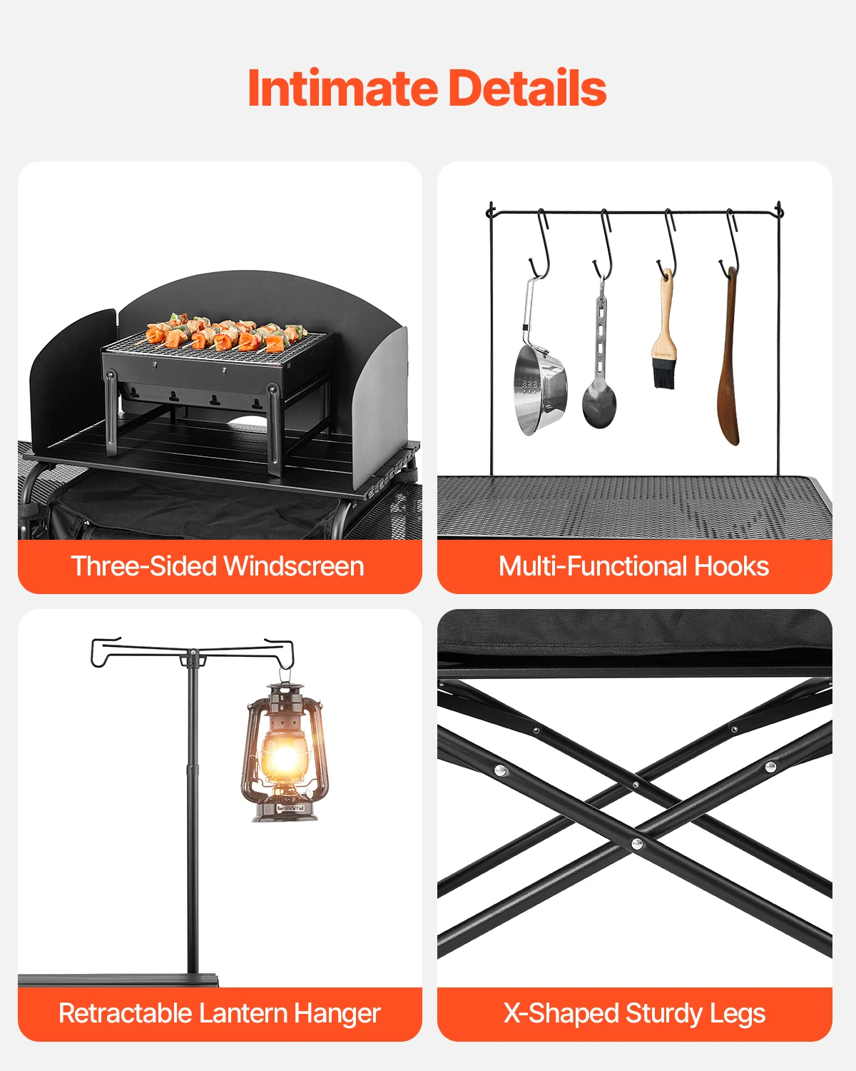 SucceBuy Camping Kitchen Table - Outdoor Camping Kitchen Setup review and price