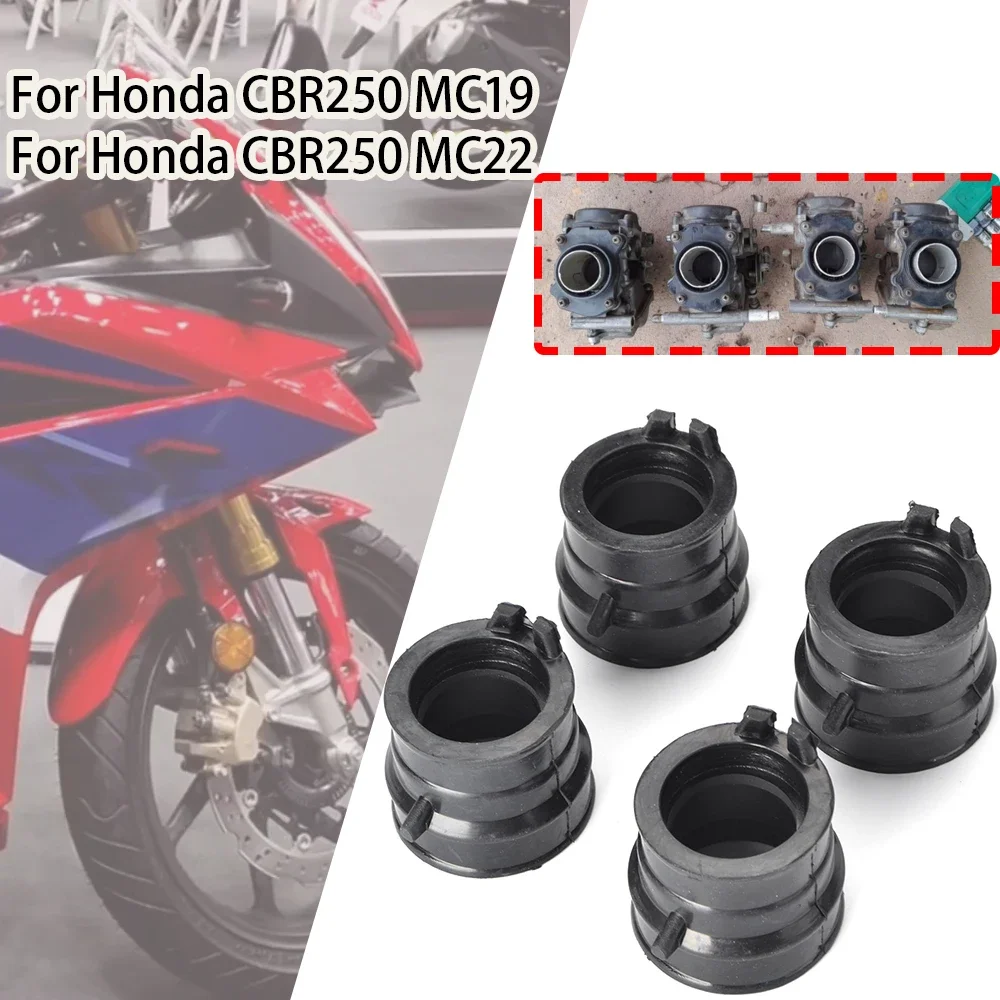 Carburetor Intake Manifold Adapter Interface For Honda CBR250 CBR 250 MC22 MC19 CB400 CB 400 Superfour NC31 CB400SF CB 400SF