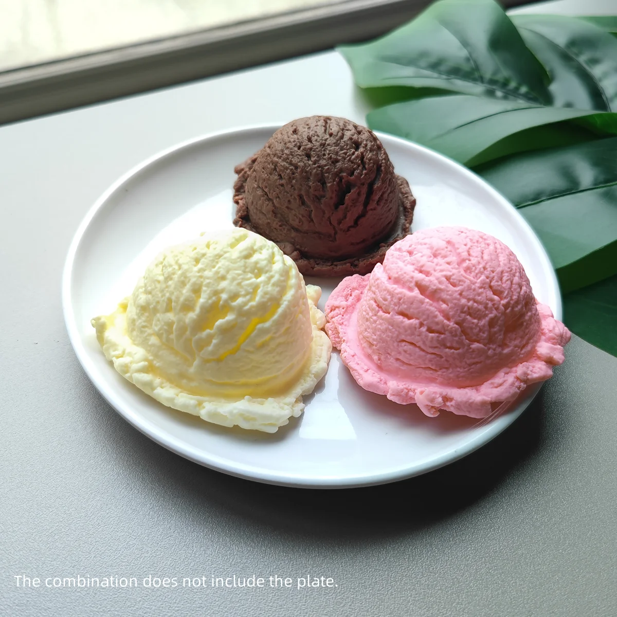Simulation Eis Ball Modell Gefälschte Süße Kegel Dessert Shop Lebensechte Dekor Fotografie Requisiten Display Gefälschte Lebensmittel Modell Ornament