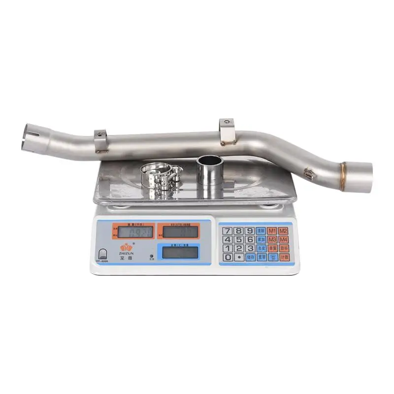 

Slip On For SUZUKI DRZ 400S 400 SM 400E 2000-2025 Motorcycle Exhaust System Mid Link Pipe 51mm Tip Stainless Steel Connect Tube