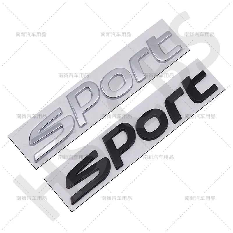 

3D Metal Sport Labeling Logo Car Letter Rear Trunk Sticker Badge Tailgate Emblem For Kia Soul Cerato Sportage R Carnival Carens