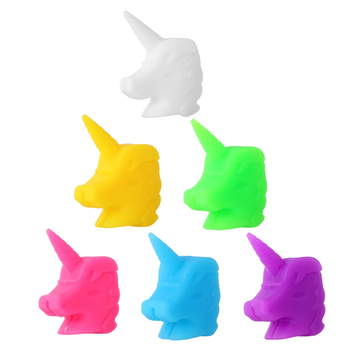 

12Pcs Silicone Glass Markers Reusable Non- Identifiers Party Decorations Red Wine Charms Tea Bag Hangers