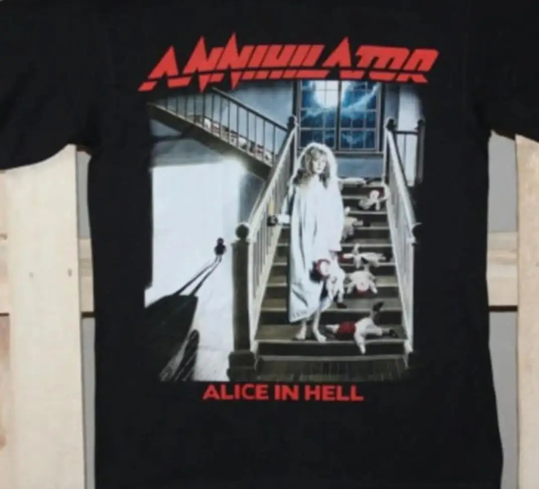 Annihilator Alice In Hell black T-shirt short sleeve All sizes