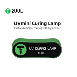 2UUL SC08 365-395nm Dual Band Mini UV Curing Lamp for Mobile Phone Circuit Board UV Optical Glue Solder Mask Ink Repair Tool