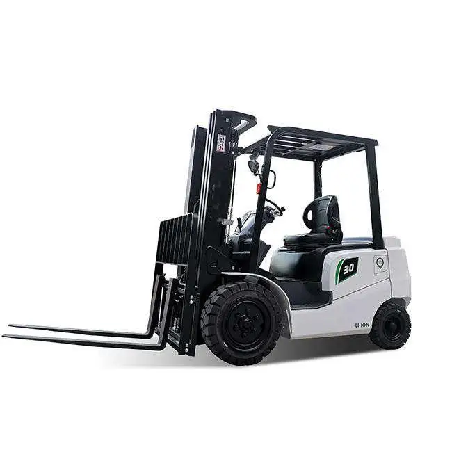 4-wheel Forklift Lightweight Aluminum Frame 60V/170AH Battery 1370x1200mm Fork Dimensions Offroad Rough Terrain Adaptability