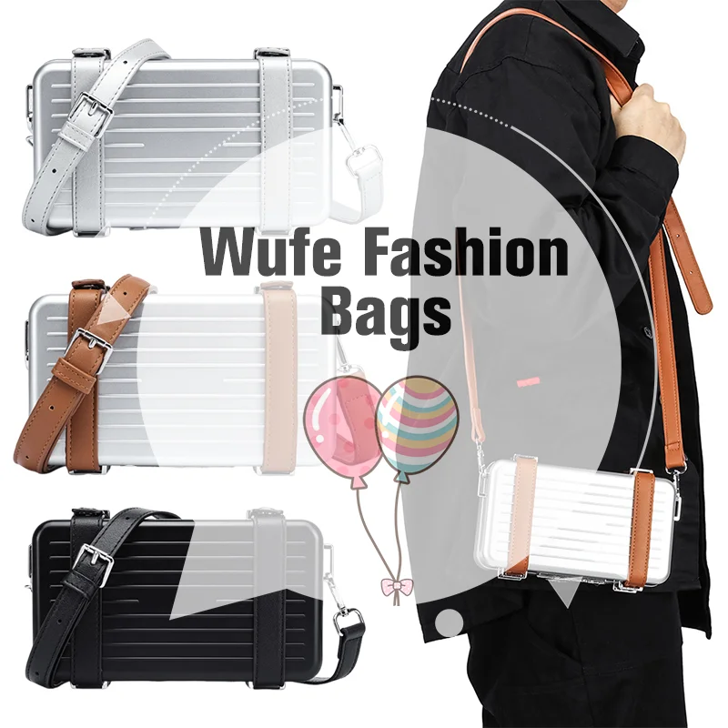 

Отличительная сумка через плечо с твердым корпусом: модная уникальная сумка через плечо с надписью «багаж», идеальный квадратный подарок.