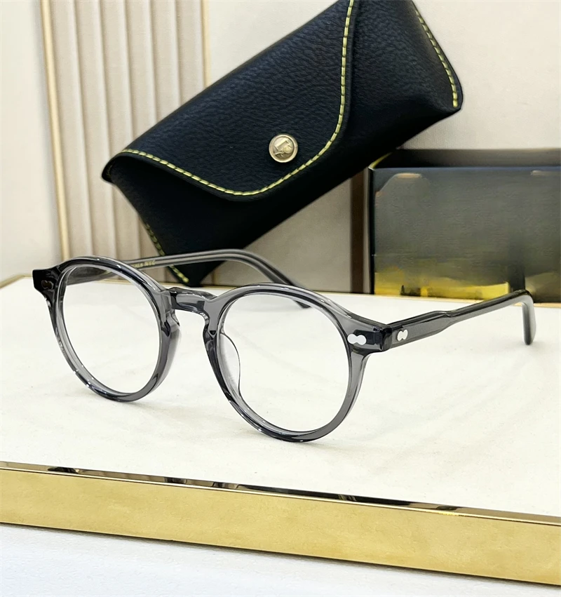 Miltzen Lemtosh Round Female Men Glasses Frame Women Retro Prescription Eyeglasses Computer Fashion Luxury Brand Male Shades