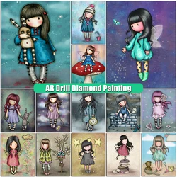 AB Diamond Painting Cartoon DIY Girls Mosaic Full Square/Round strass Pictures Diamont ricamo Animal Toy decorazione della casa