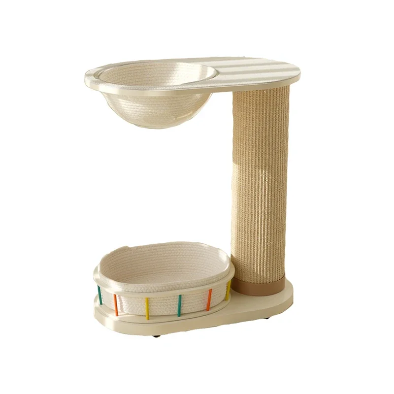 Cat climbing frame, amusement park series, space capsule super scratch-resistant sisal, solid wood cat scratching board