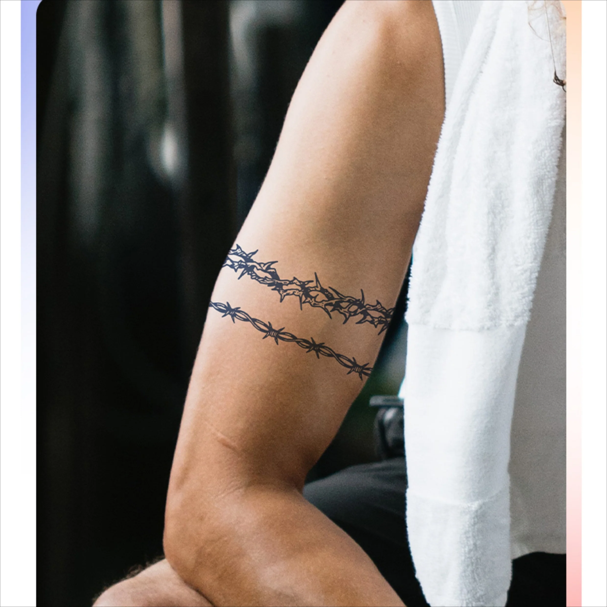 Autocollants de tatouage d'épine, 5 pièces, bijoux de corps gothiques noirs, imperméables longue durée, pour bras, cou, fêtes, séance photo
