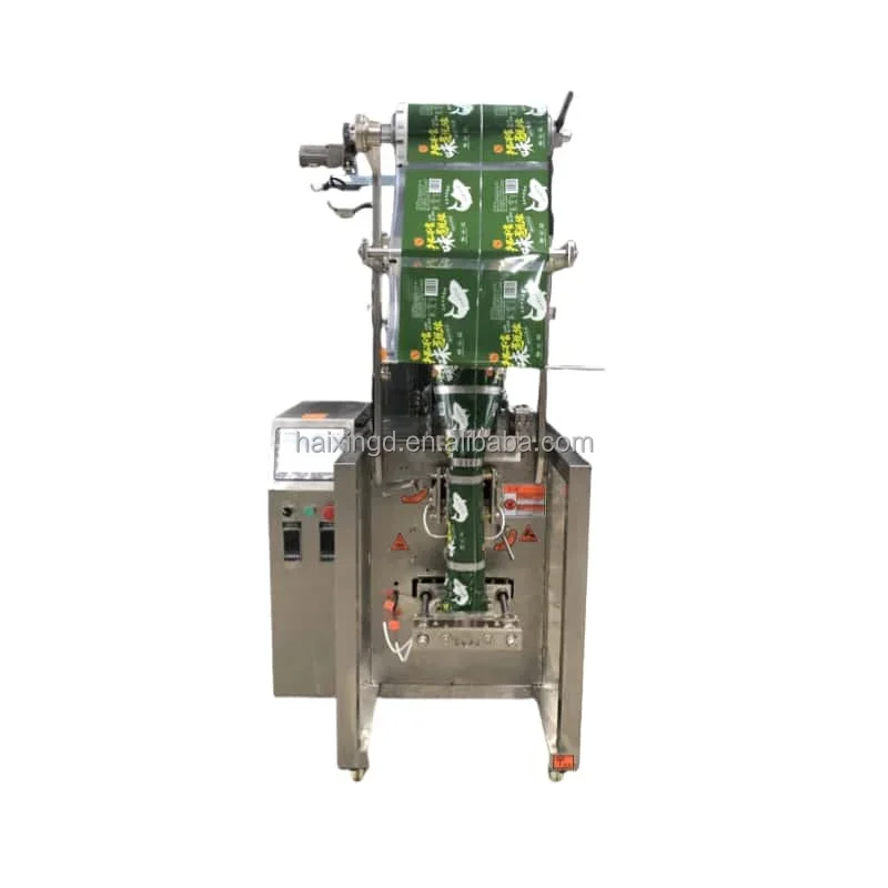 New Design Granule Nuts Snack Rice Popcorn Meat Bread Chocolate Peanut Chicken Salt Multi-function Vertical Packing Machine