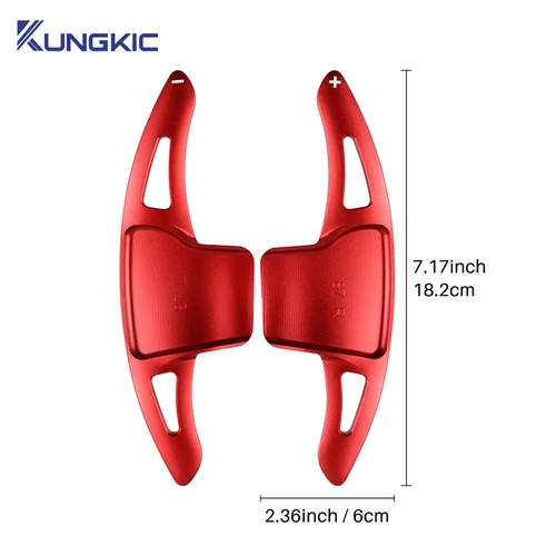 Imagen 2 del producto Para Ford Explorer 2016 2017 2018 2019 paletas de cambio de volante de coche paletas de engranaje DSG estilo de extensión