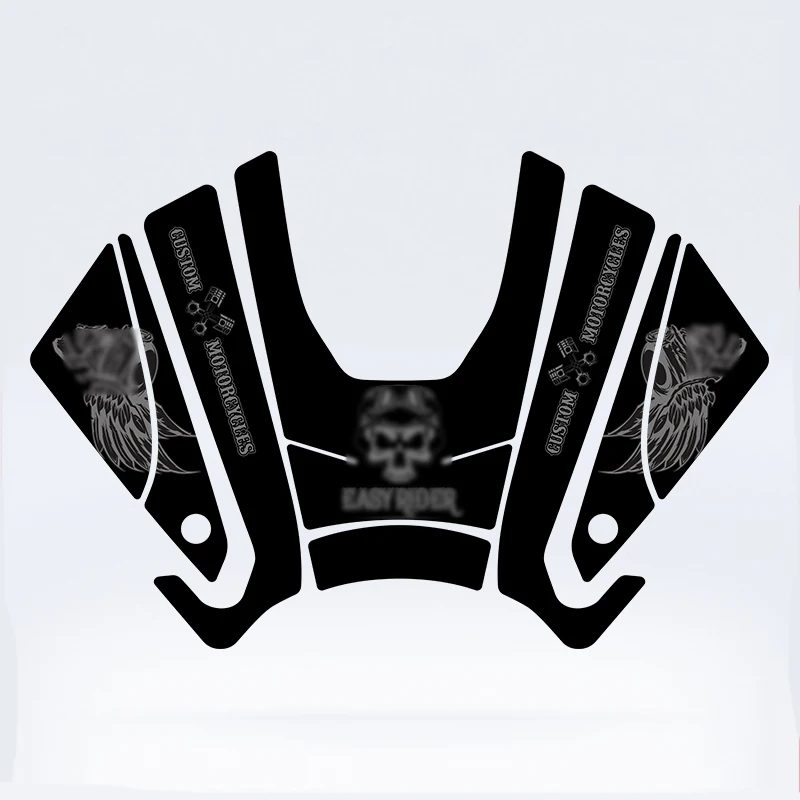 오토바이 스크래치 방지 연료 탱크 스티커 데칼 가스 오일 커버 패드, QJMOTOR FLASH600 FLASH 600 V4 용 보호대 액세서리