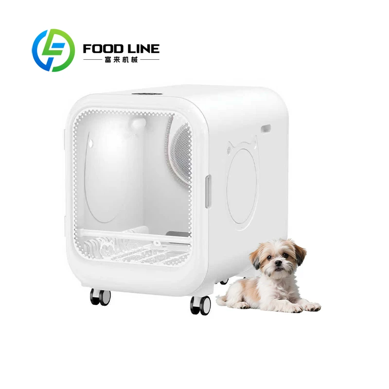 

Customized Automatic Pet Drying Box Intelligent Double Fan Desktop Ultra Quiet for Tiny Pets Cats Small Dogs Home Use