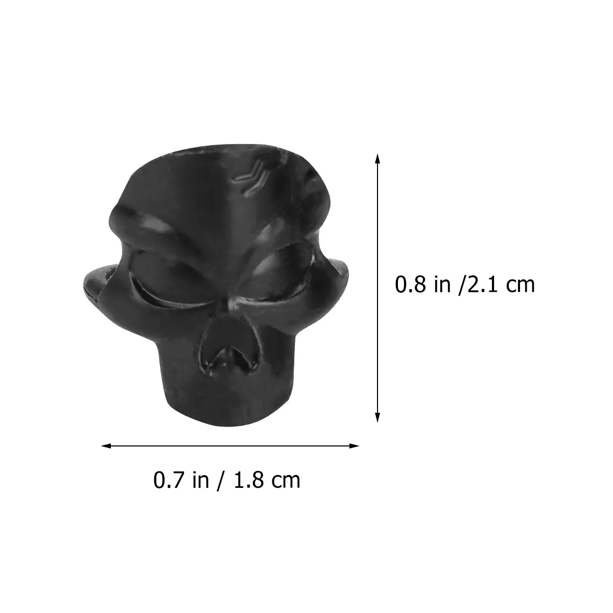 Luminous Skull Ring for Kids – Halloween Jewelry Prop, Creative Glow-in-the-Dark Finger Toy