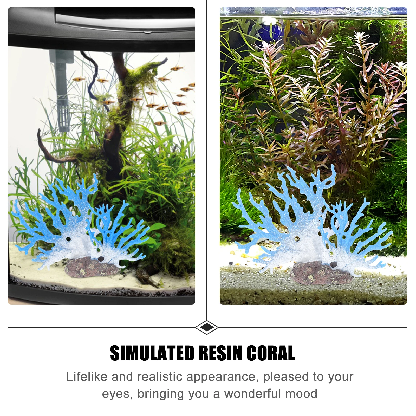 

1pc Simulated Tree For Aquarium Ornament Fish Tank Artificial Aquarium Ornament Fake Coral Landscape Decoration Coral Reef