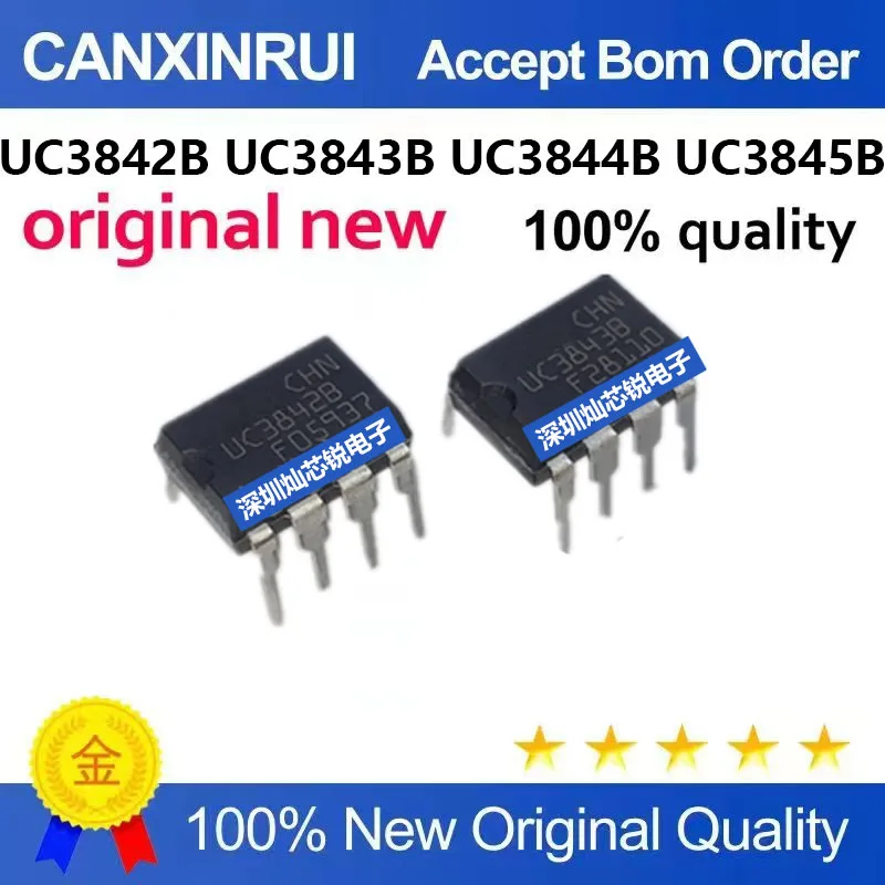 (5-100pieces)Brand new original UC3842B UC3843B UC3844B UC3845B DIP8 power supply chips