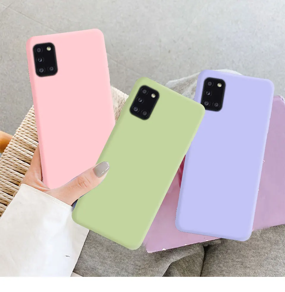 Flüssige Silikonhülle für Samsung Galaxy A31 A41 A51 A71 A11 A21S A12 A22 A32 A42 A52 A52S A72 4G 5G stoßfeste Hülle – Detail 14