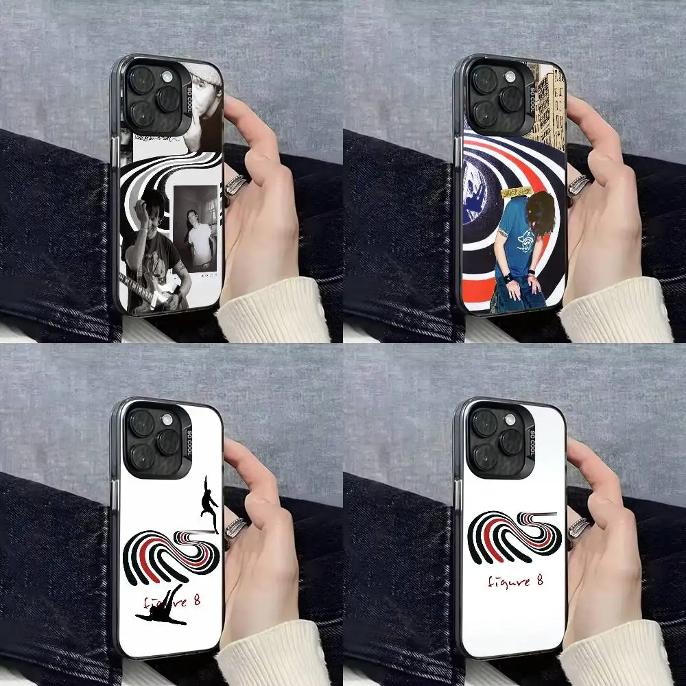 

E-Elliott Smith Figure 8 Phone Case For iPhone 17,16,15,14,13,12,Pro,Max,Plus,E,SE4,Air,Mini Black IMD Box