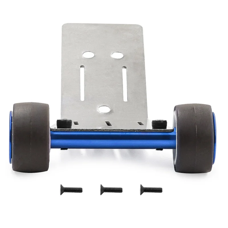 ABXE-RC Car Upgrade Stainless Steel Head-Up Wheel Kit Fortraxxas MINI MAXX RC Car Accessories Blue