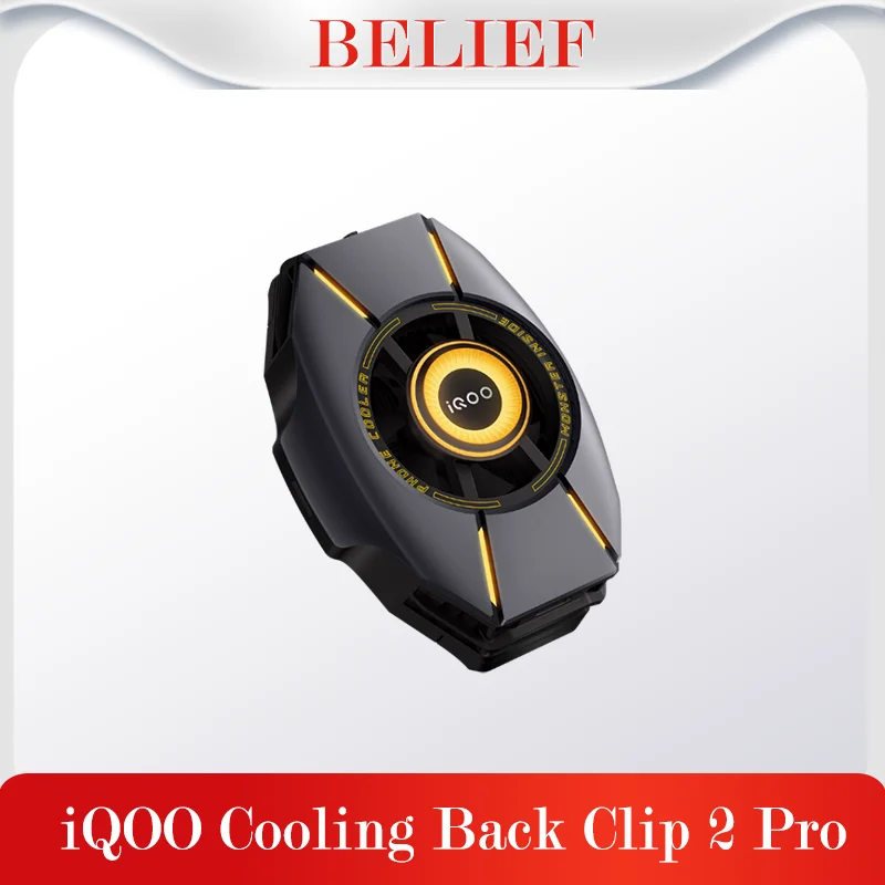 Original iQOO Cooling Back Clip 2 Pro -7℃ powerful cooling, heat dissipation and charging at the same time, anti-blow hand desig