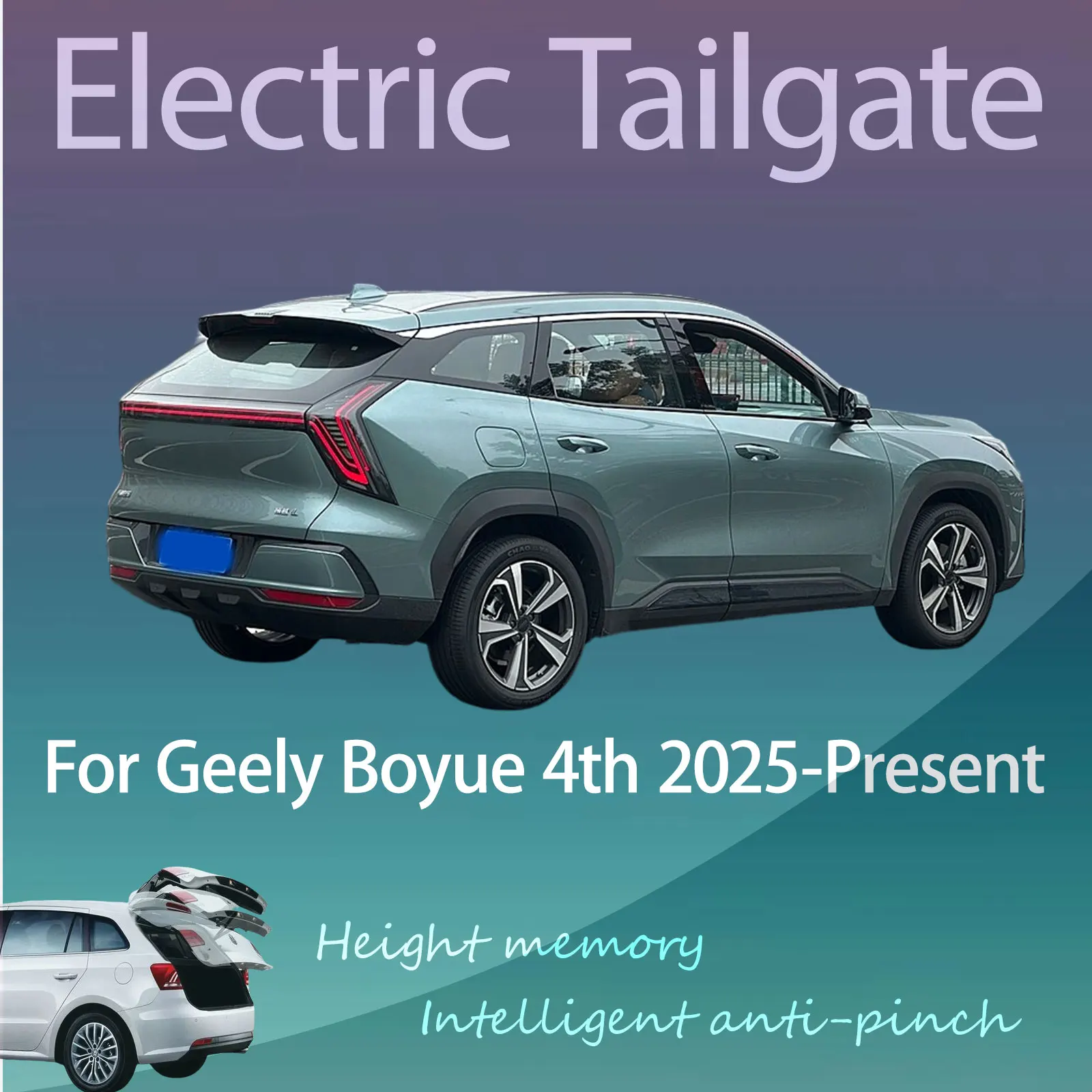 For Geely Boyue 4th 2025-Present Electric Modified Tailgate Intelligent Height Automatic Lifting Key-Controlled