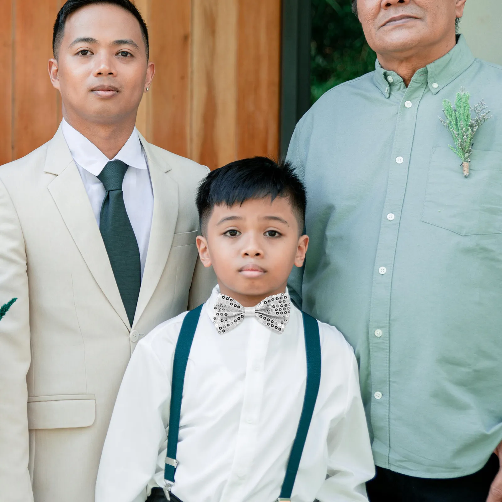 

Набор из 5 блестящих регулируемых готовых галстуков-бабочек с пайетками для детей, аксессуар для выступлений, подходит для выпускных вечеринок