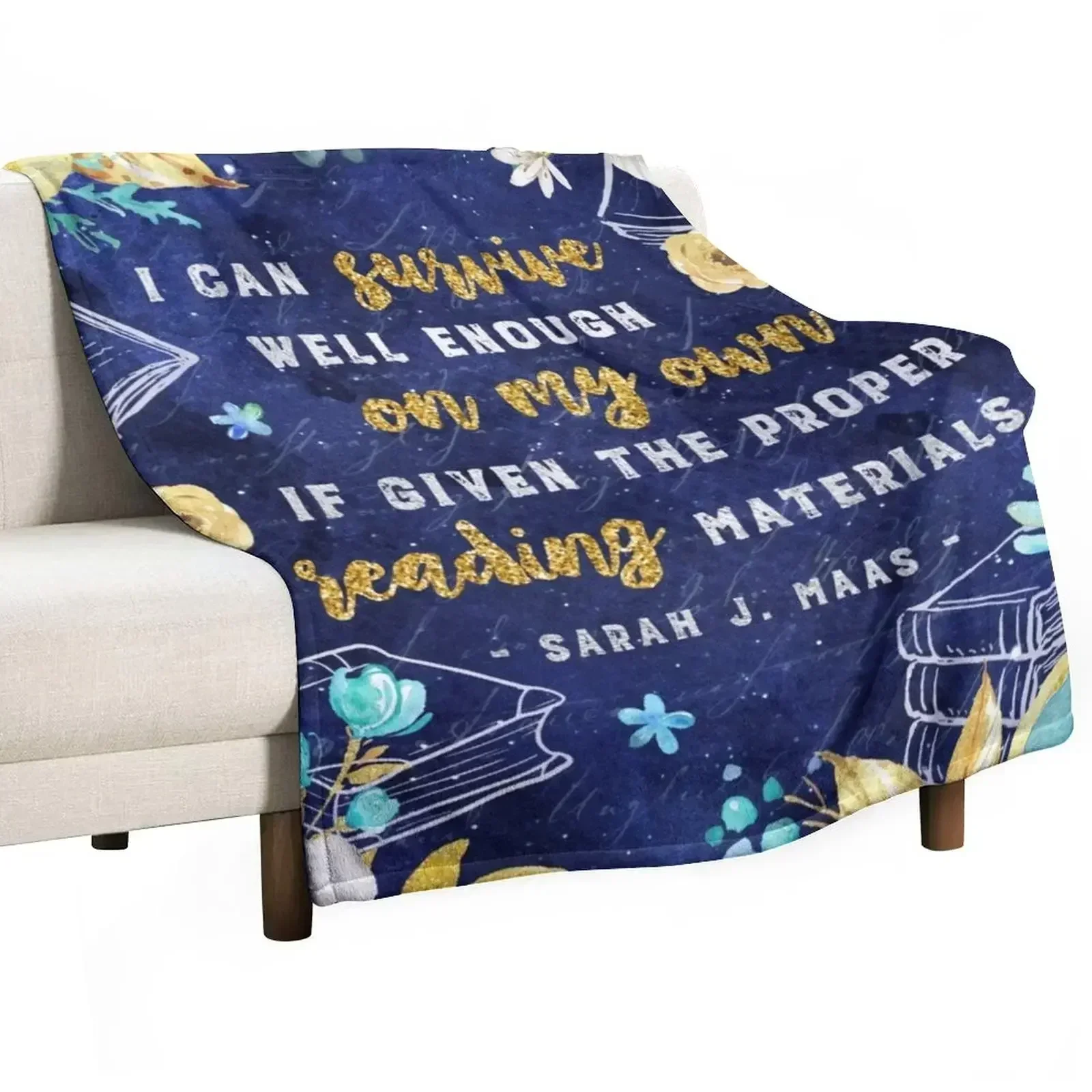 I can survive Throw Blanket Giant Sofa for sofa Soft Plaid Sofa Custom Beautifuls Blankets