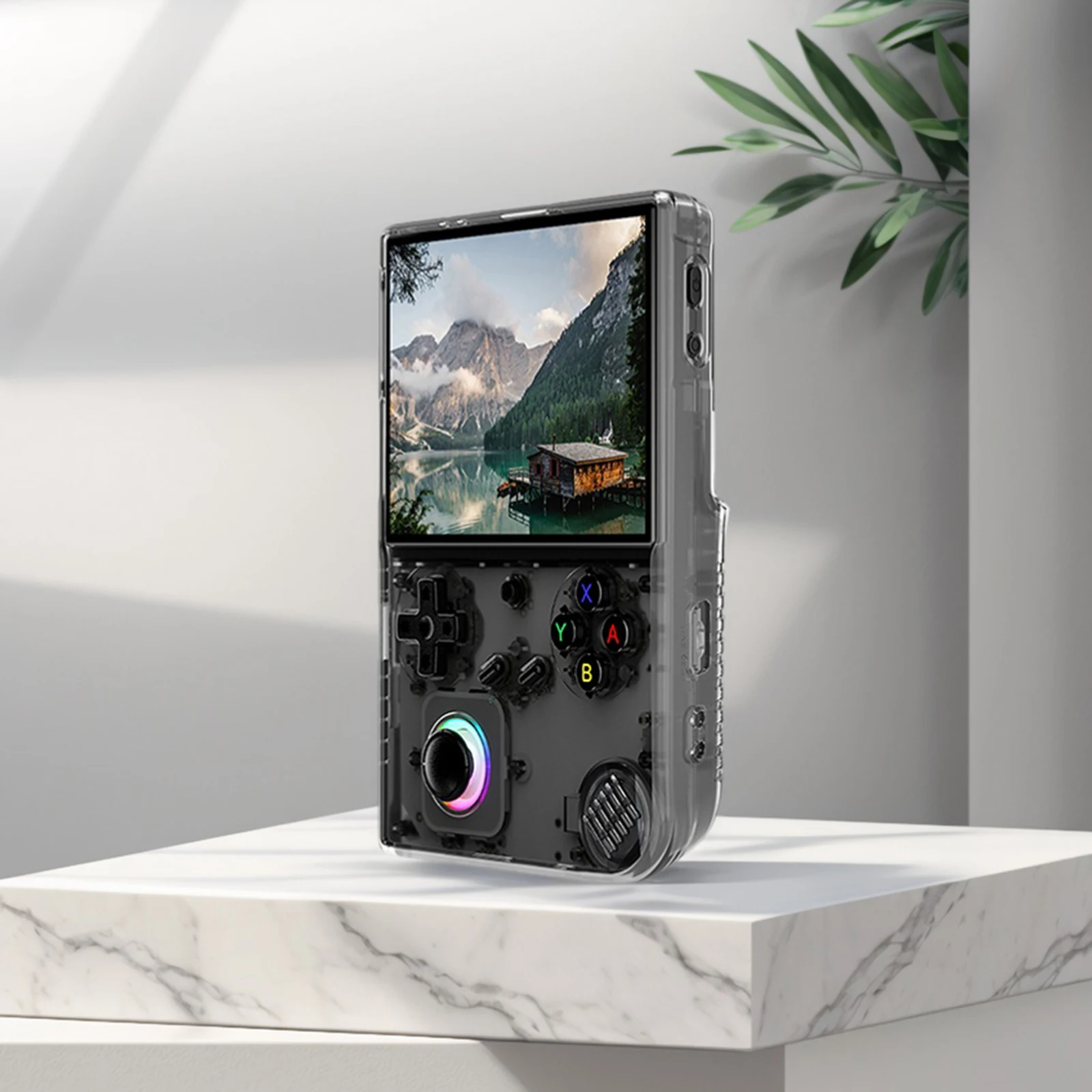 For ANBERNIC RG40XXV Protective Cover Shockproof Transparent Case Handheld Game Console Protector Shell Sleeve Game Accessories