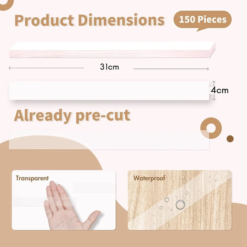 แถบคำเชิญสำหรับ5X7แผ่นหนัง vellum Belly band สำหรับงานแต่งงานการเชิญงานแต่งงานแถบกระดาษ vellum ท้อง150ชิ้น