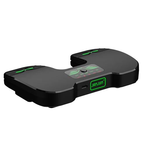 Imagen 2 del producto Turner de páginas multifunción de doble pedal: controlador de pie USB 10 en 1 con luces LED ambientales