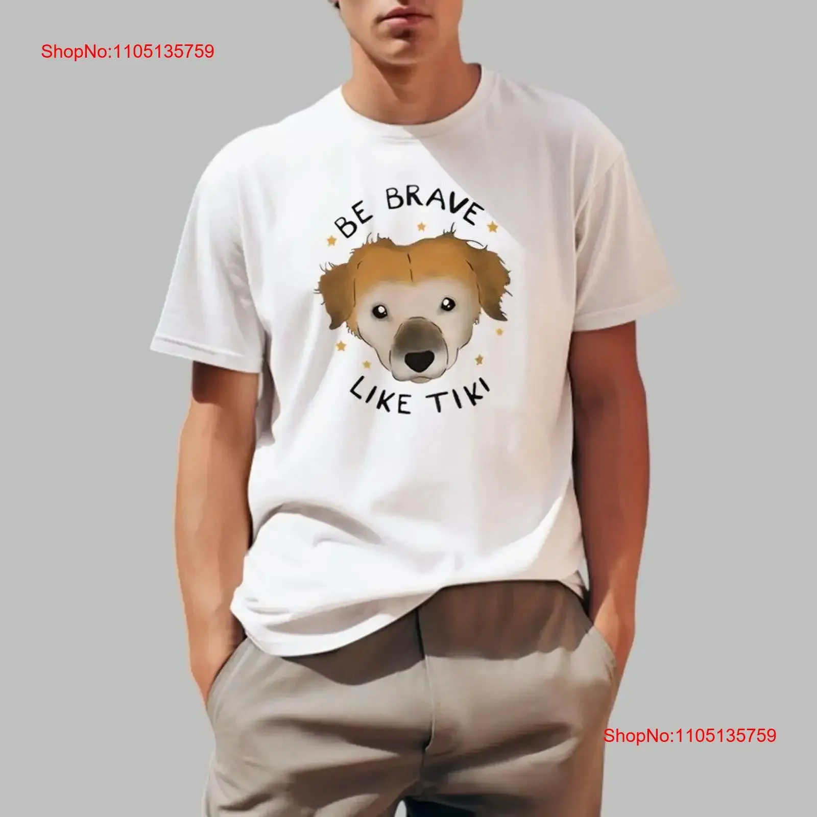 

Dog Be Brave Like Tiki T Shirt 2025 Size S 5XL vintage Washed fashion Casual Unisex graphic streetwear Breathable Comfortable