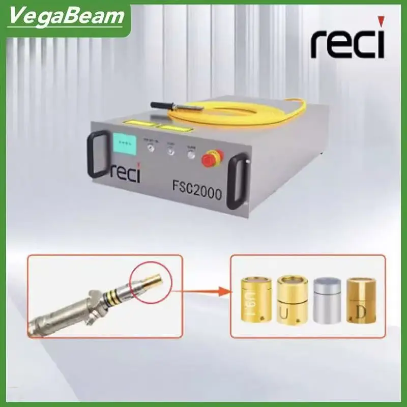 Reci MAX Raycus Fiber Optic Crystal Schutzkappe IPG BWT QBH Schutzkappe JPT GW Laser Glasfaser Quellschutz Windows