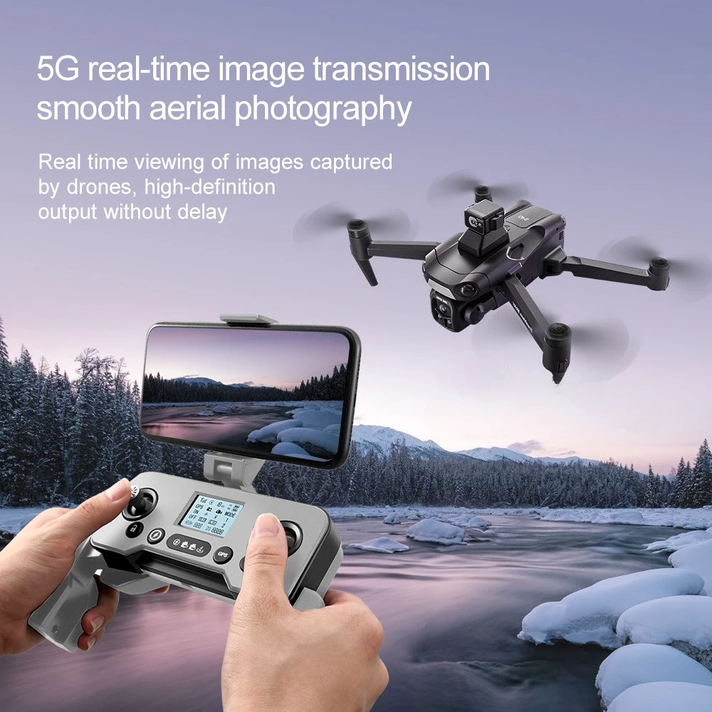 

V918GPS Drone Aerial Photography Aircraft 8K 5G Brushless Optical Flow Hovering Lidar Obstacle Avoidance Circumvention Flight